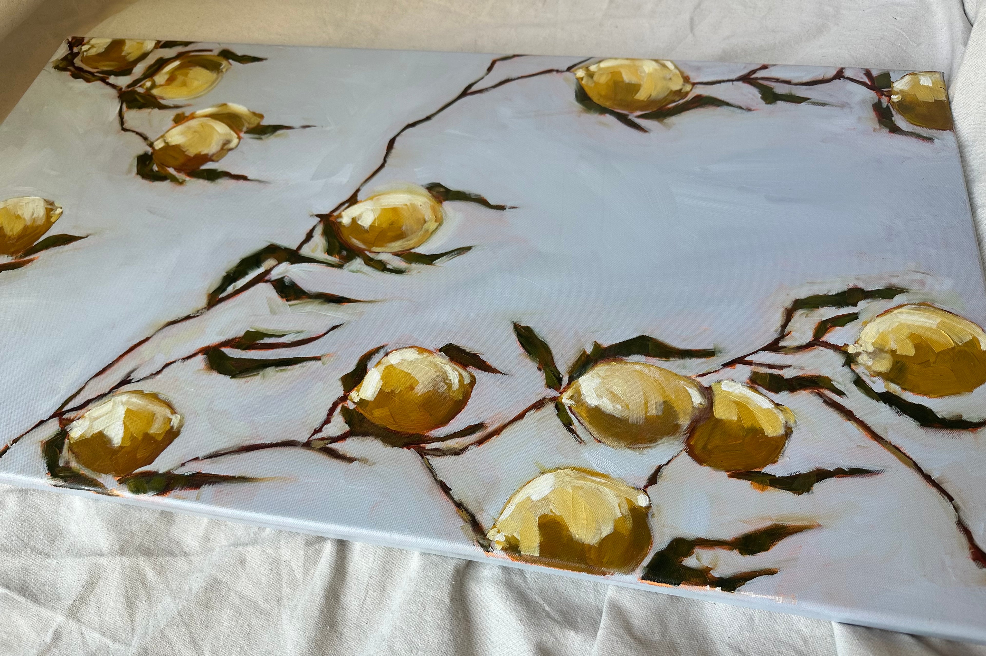 Sunlit Lemon Groves I